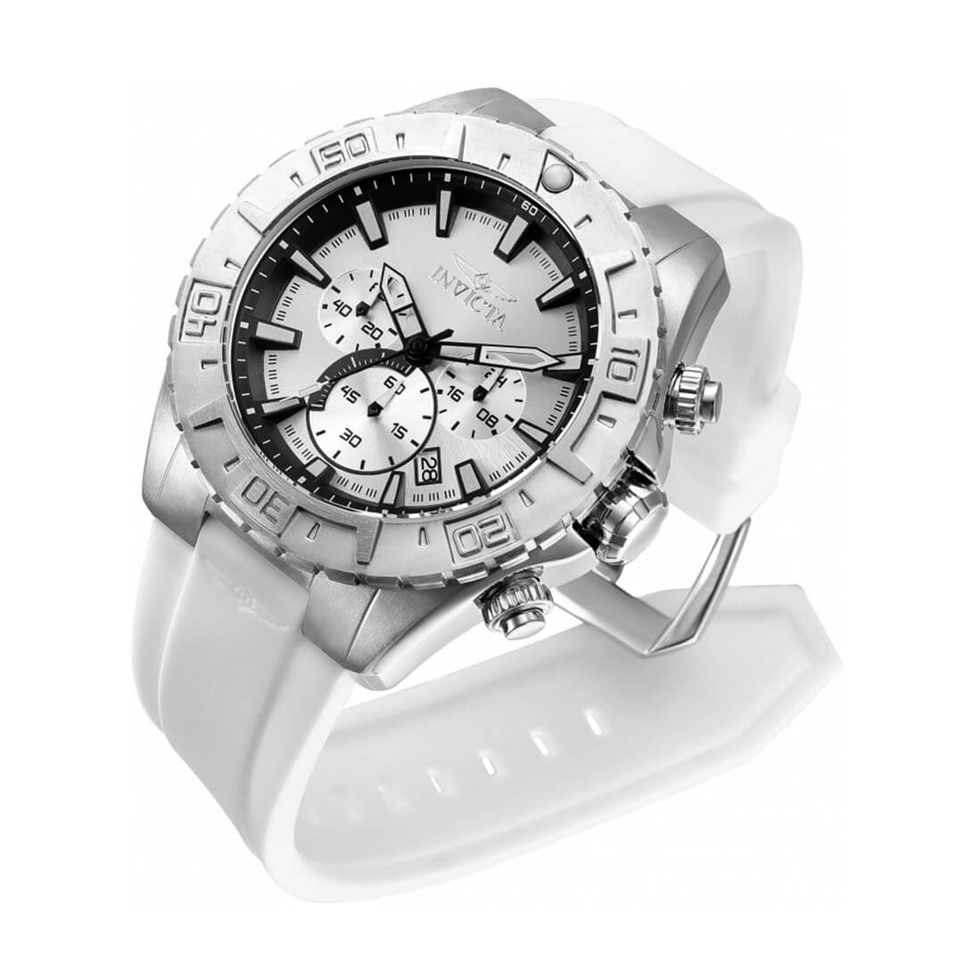 RELOJ INVICTA AVIATOR 37634 HOMBRE BLANCO Y PLATEADO - 2