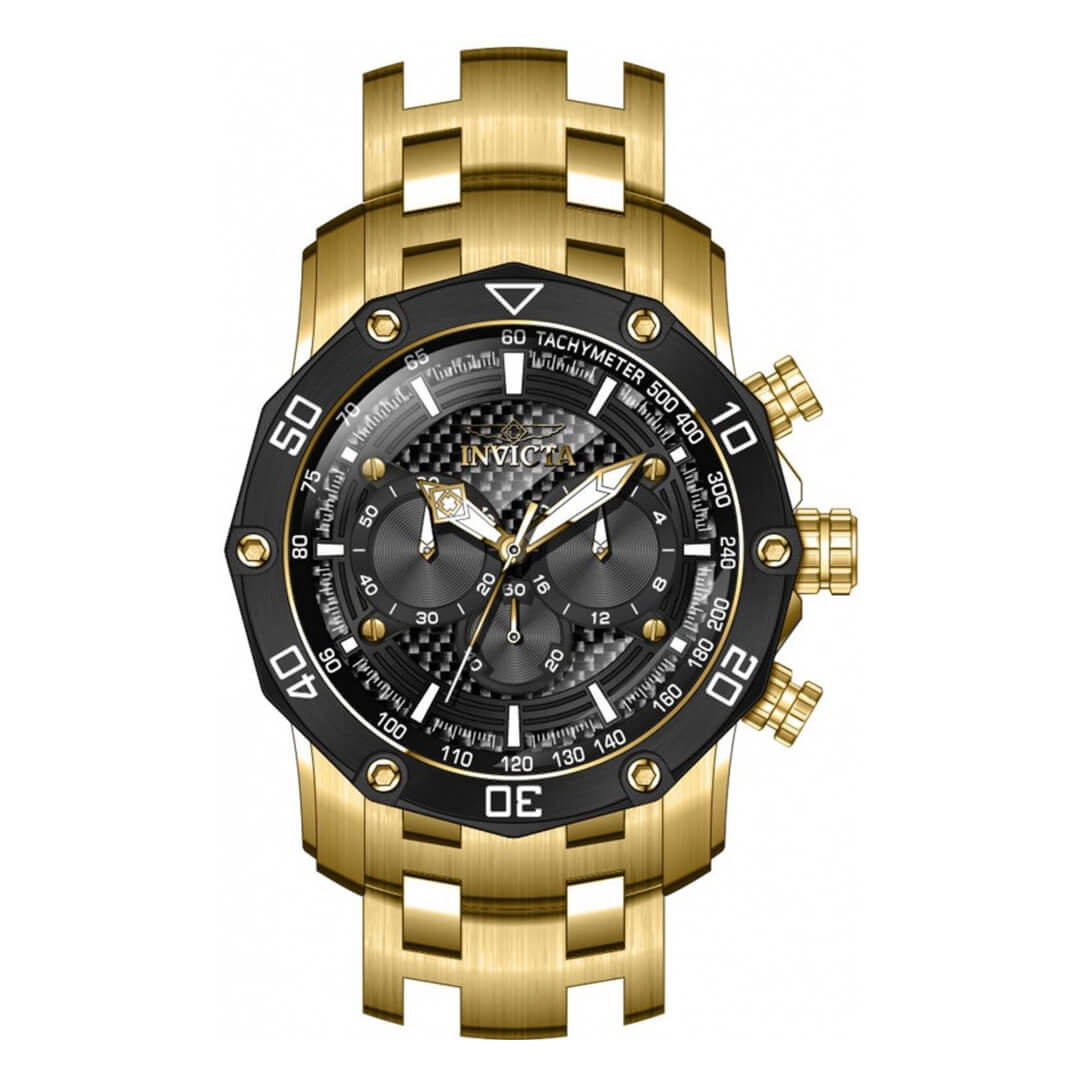 RELOJ INVICTA PRO DIVER 37725 HOMBRE ACERO DORADO - 2