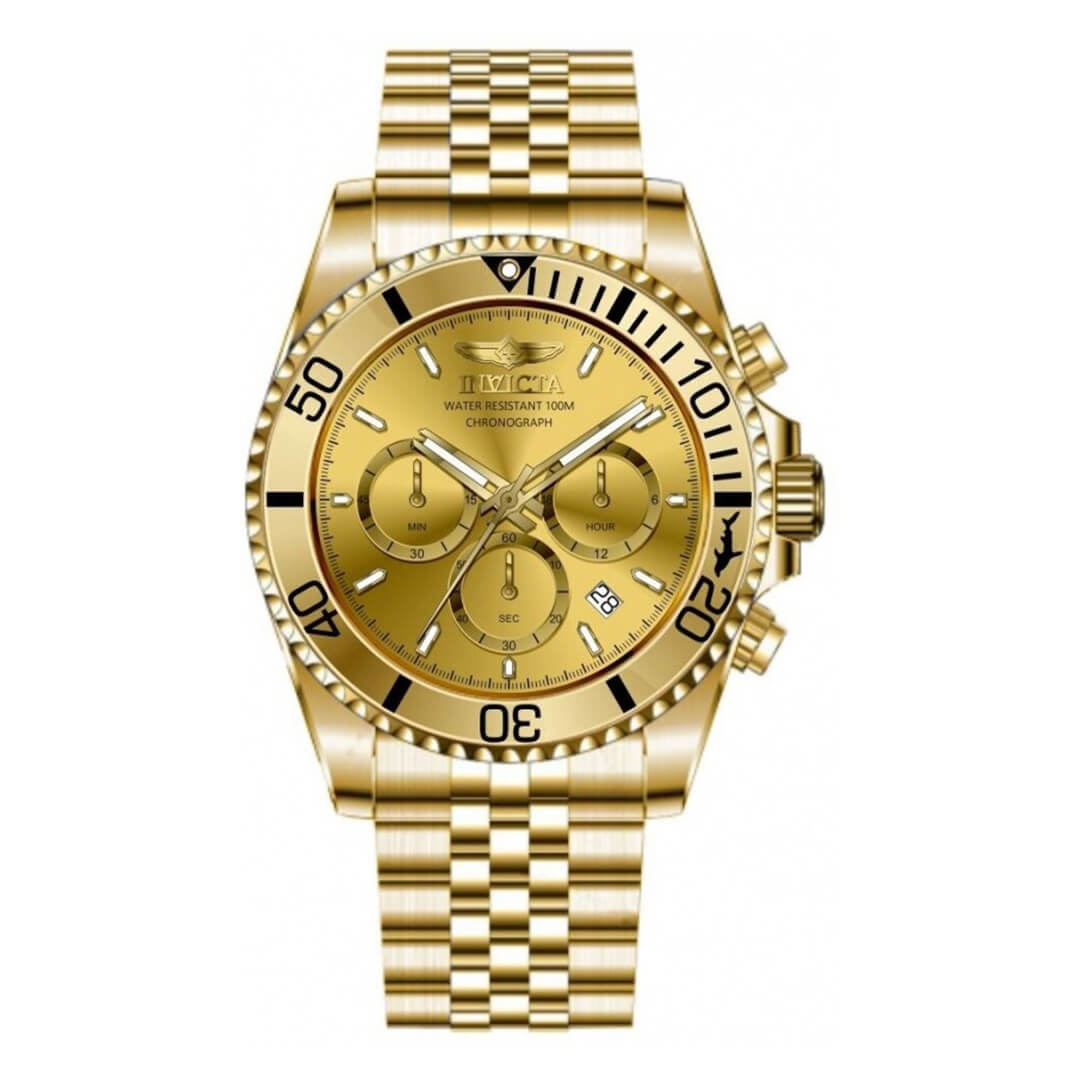 RELOJ INVICTA PRO DIVER 48382 HOMBRE ACERO DORADO - 2