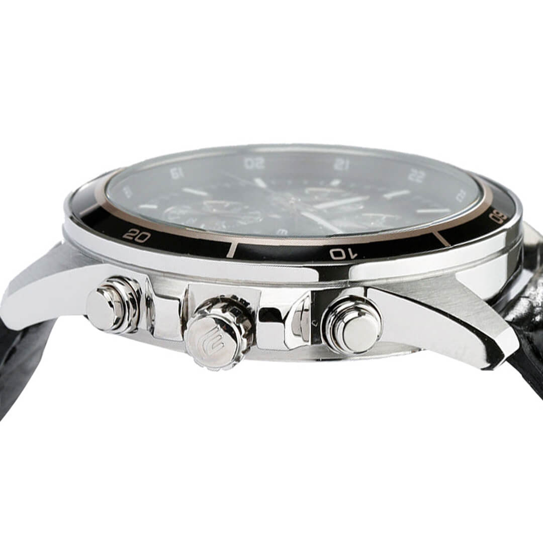RELOJ EDIFICE EFR-526L-1A HOMBRE CUERO NEGRO - 4