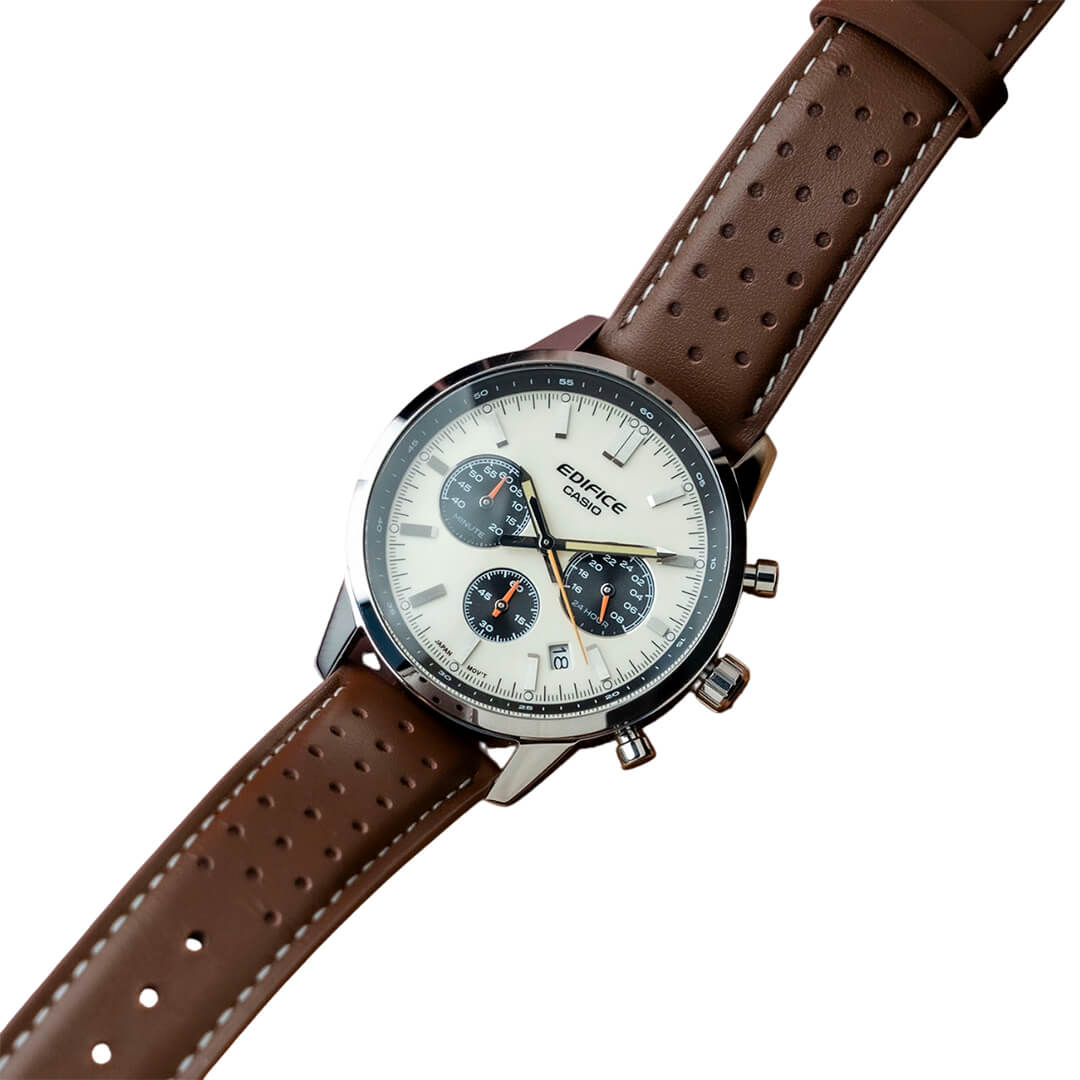 RELOJ EDIFICE EFR-575L-7A HOMBRE CUERO MARRÓN - 2