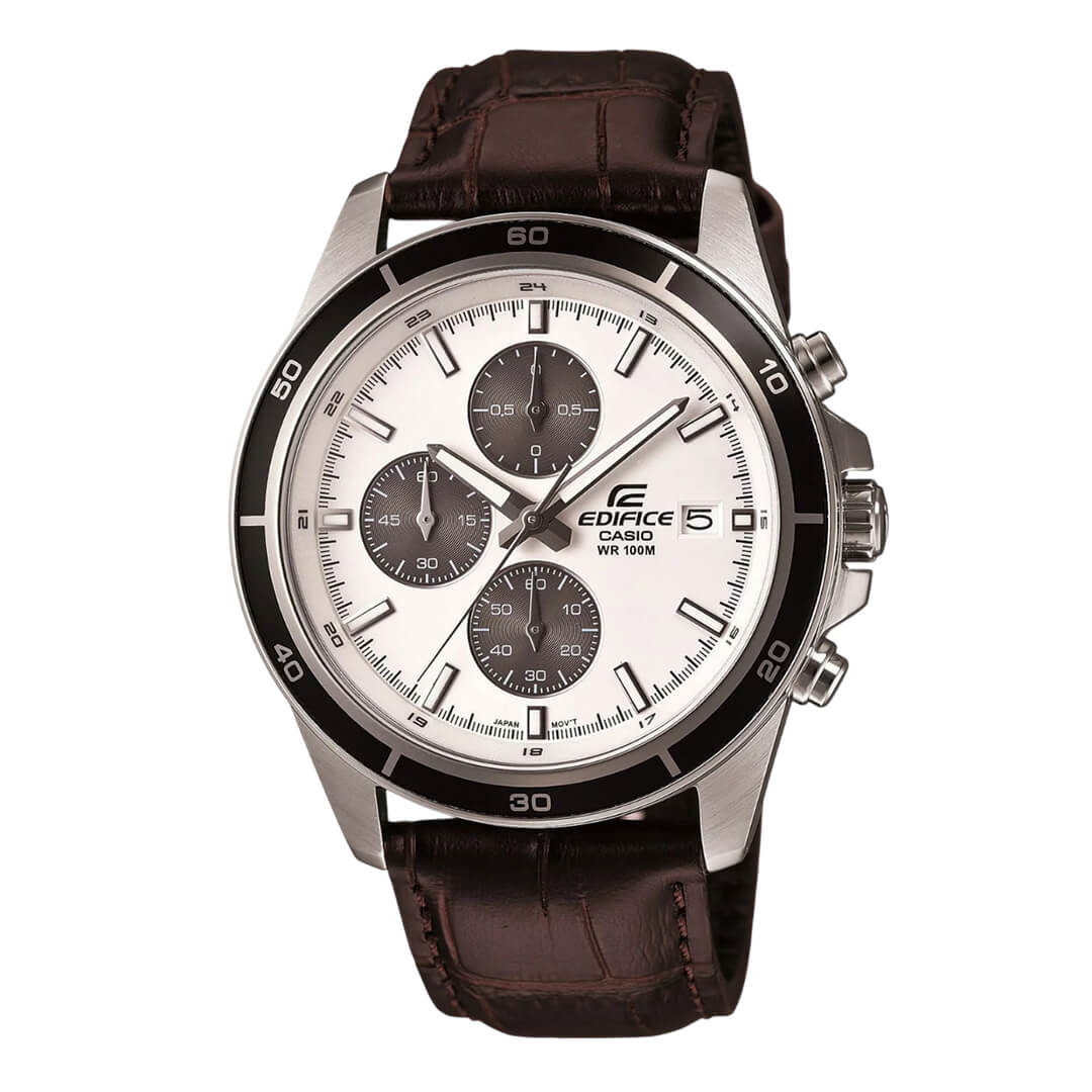 RELOJ EDIFICE EFR-526L-7A HOMBRE CUERO MARRÓN - 1