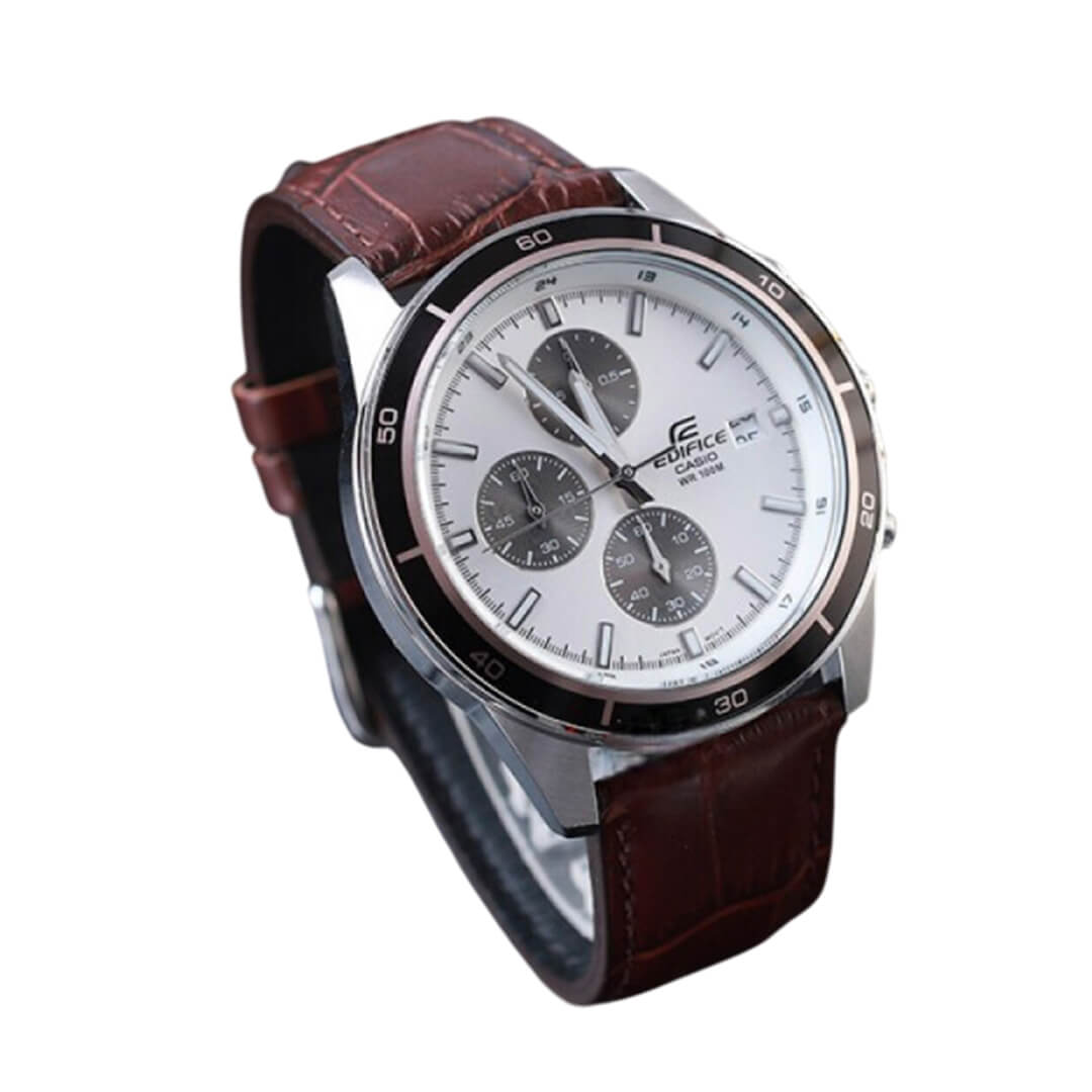 RELOJ EDIFICE EFR-526L-7A HOMBRE CUERO MARRÓN - 2