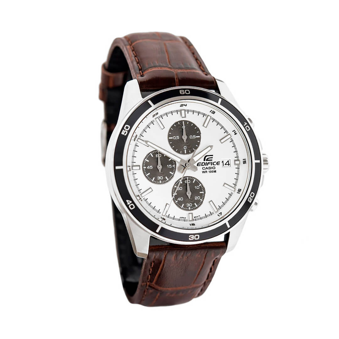 RELOJ EDIFICE EFR-526L-7A HOMBRE CUERO MARRÓN - 4
