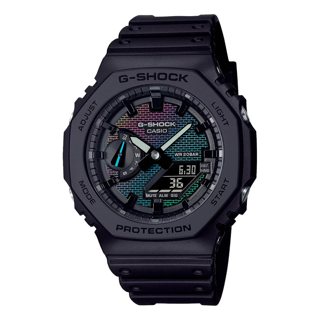 RELOJ G-SHOCK GA-2100RW-1A HOMBRE RESINA NEGRO - 1
