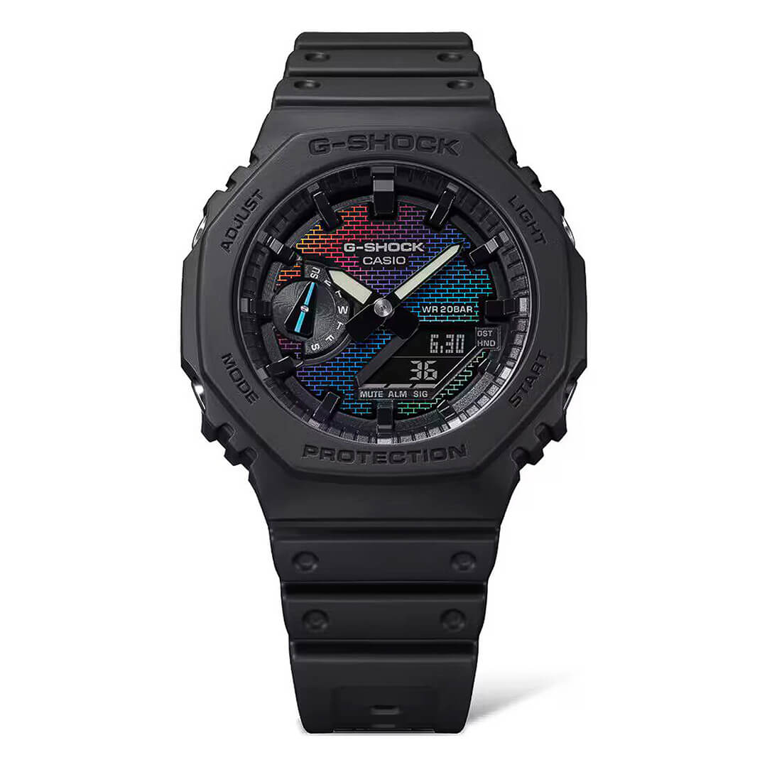 RELOJ G-SHOCK GA-2100RW-1A HOMBRE RESINA NEGRO - 2