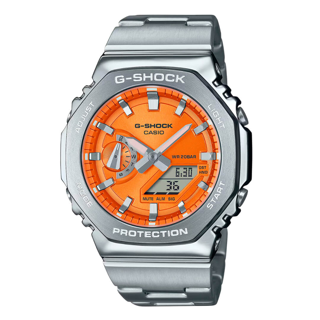 RELOJ G-SHOCK GM-2110D-4A HOMBRE ACERO PLATEADO - 1