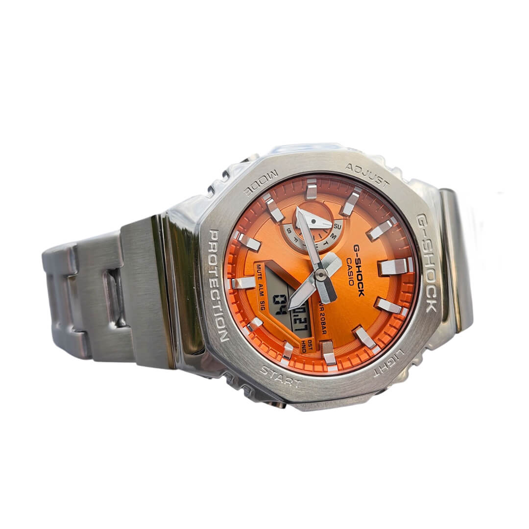 RELOJ G-SHOCK GM-2110D-4A HOMBRE ACERO PLATEADO - 2