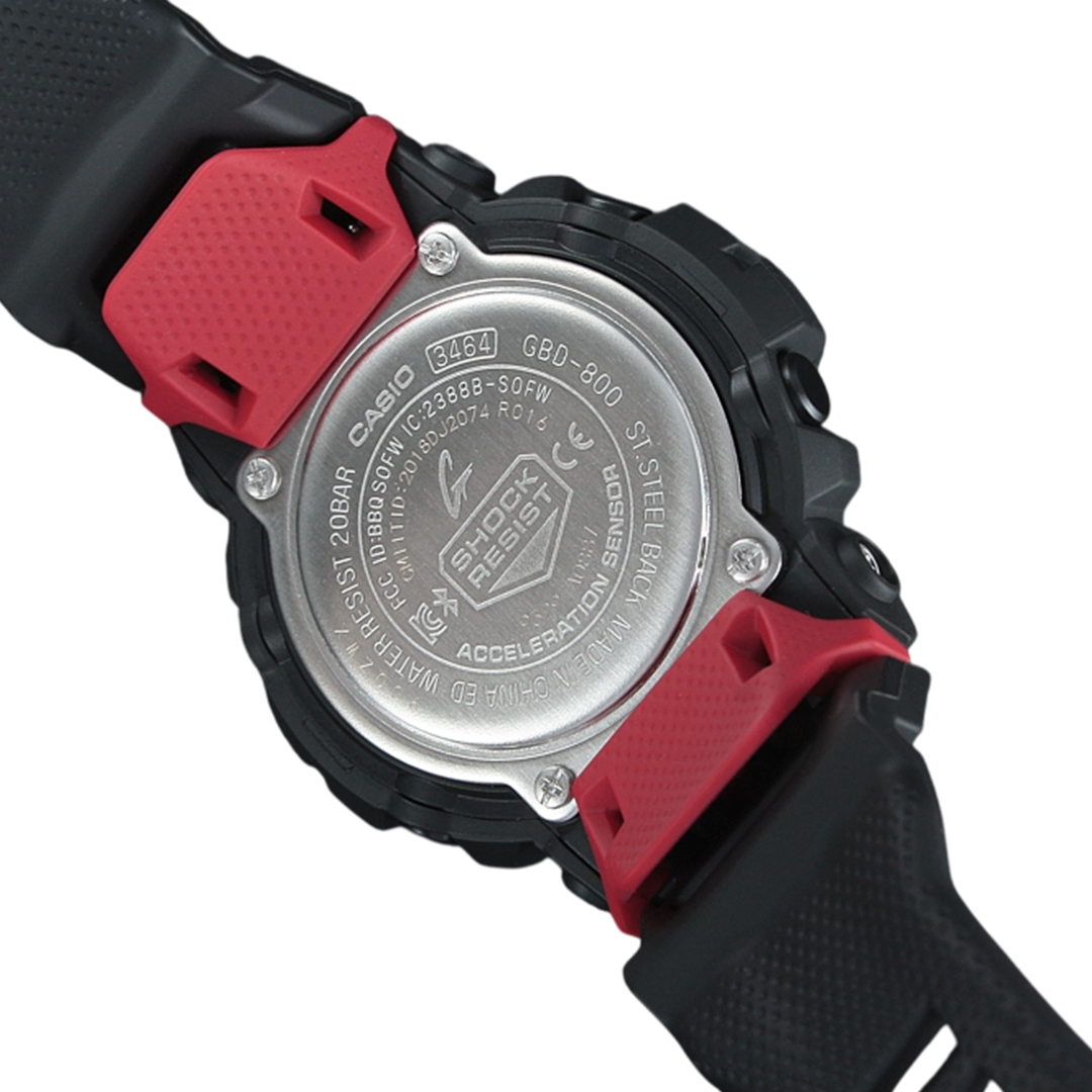 RELOJ G-SHOCK GBD-800-1 HOMBRE RESINA NEGRO - 5