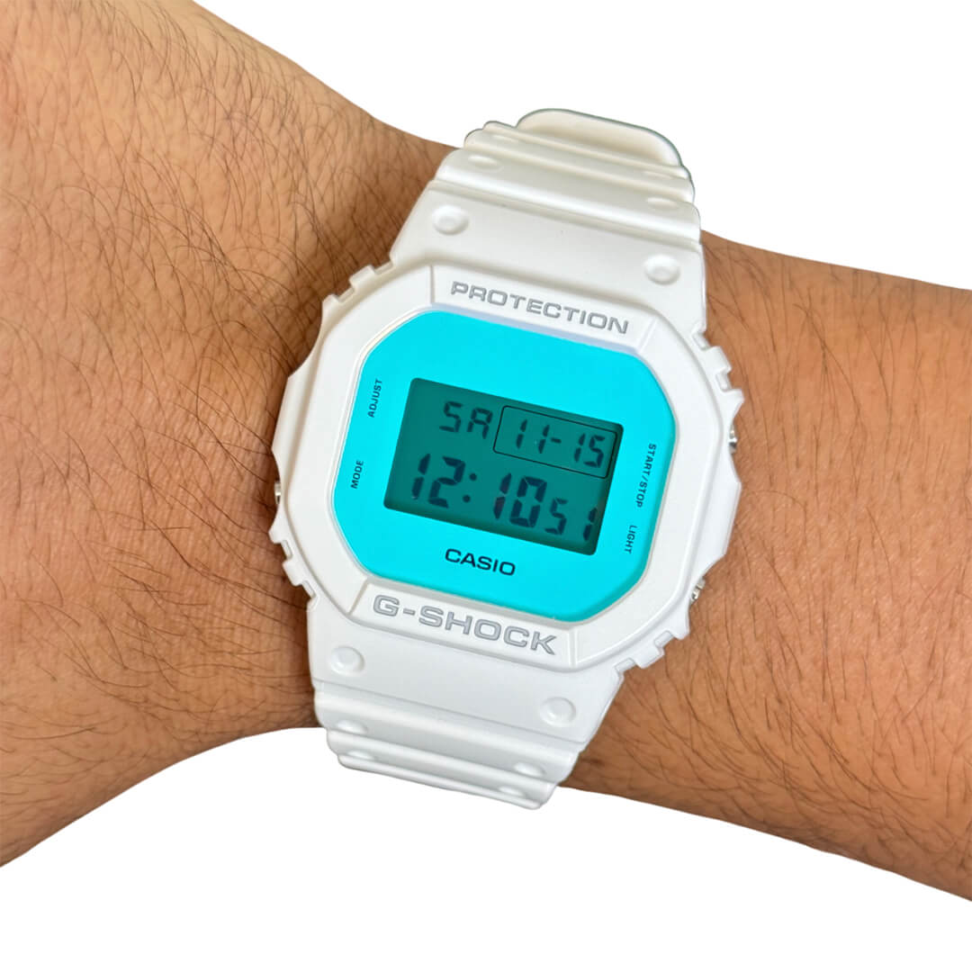 RELOJ G-SHOCK DW-5600TL-7 HOMBRE BLUETOOTH BLANCO - 4