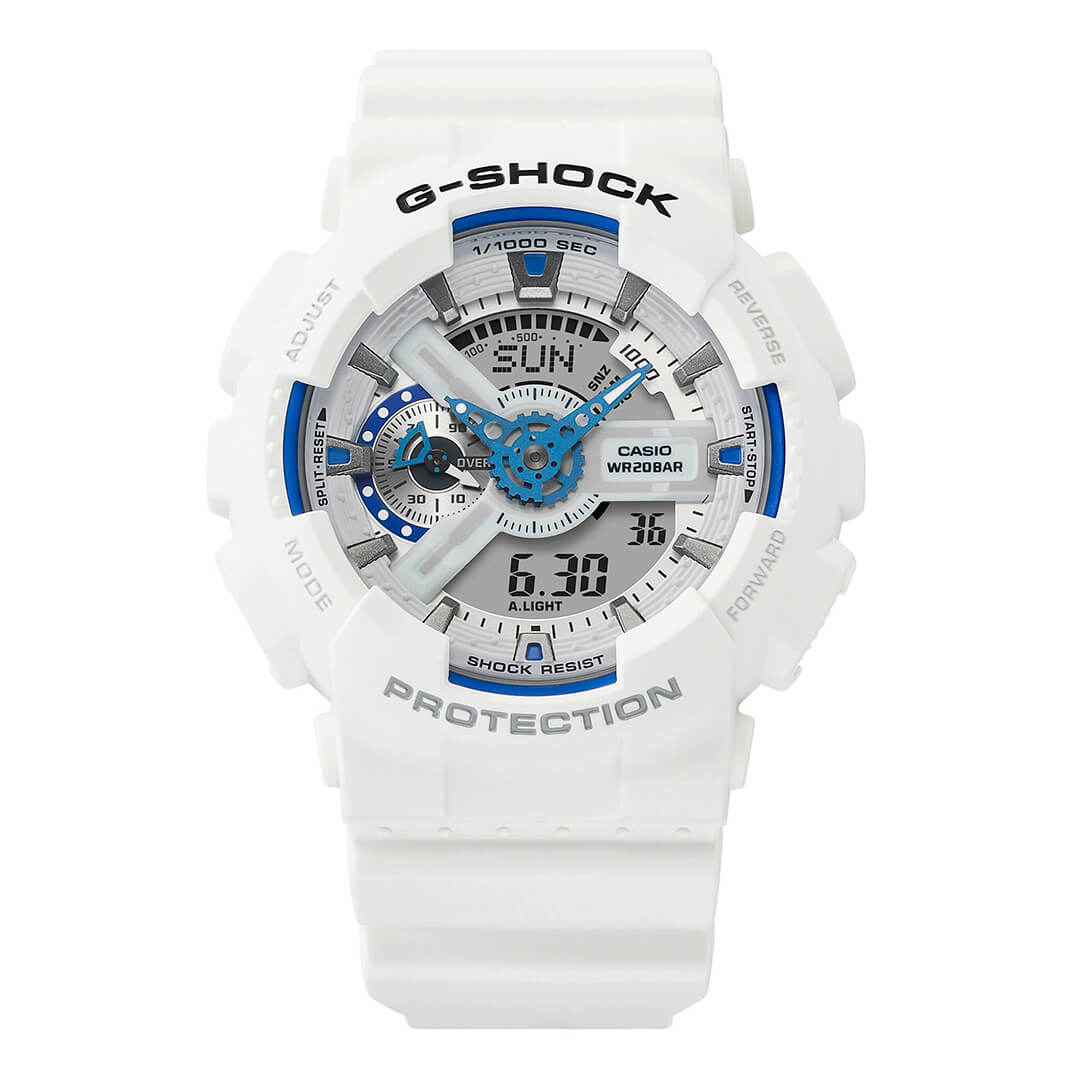 RELOJ G-SHOCK GA-110HDS-7A HOMBRE RESINA BLANCO - 3