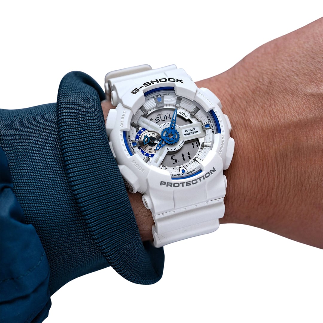 RELOJ G-SHOCK GA-110HDS-7A HOMBRE RESINA BLANCO - 4