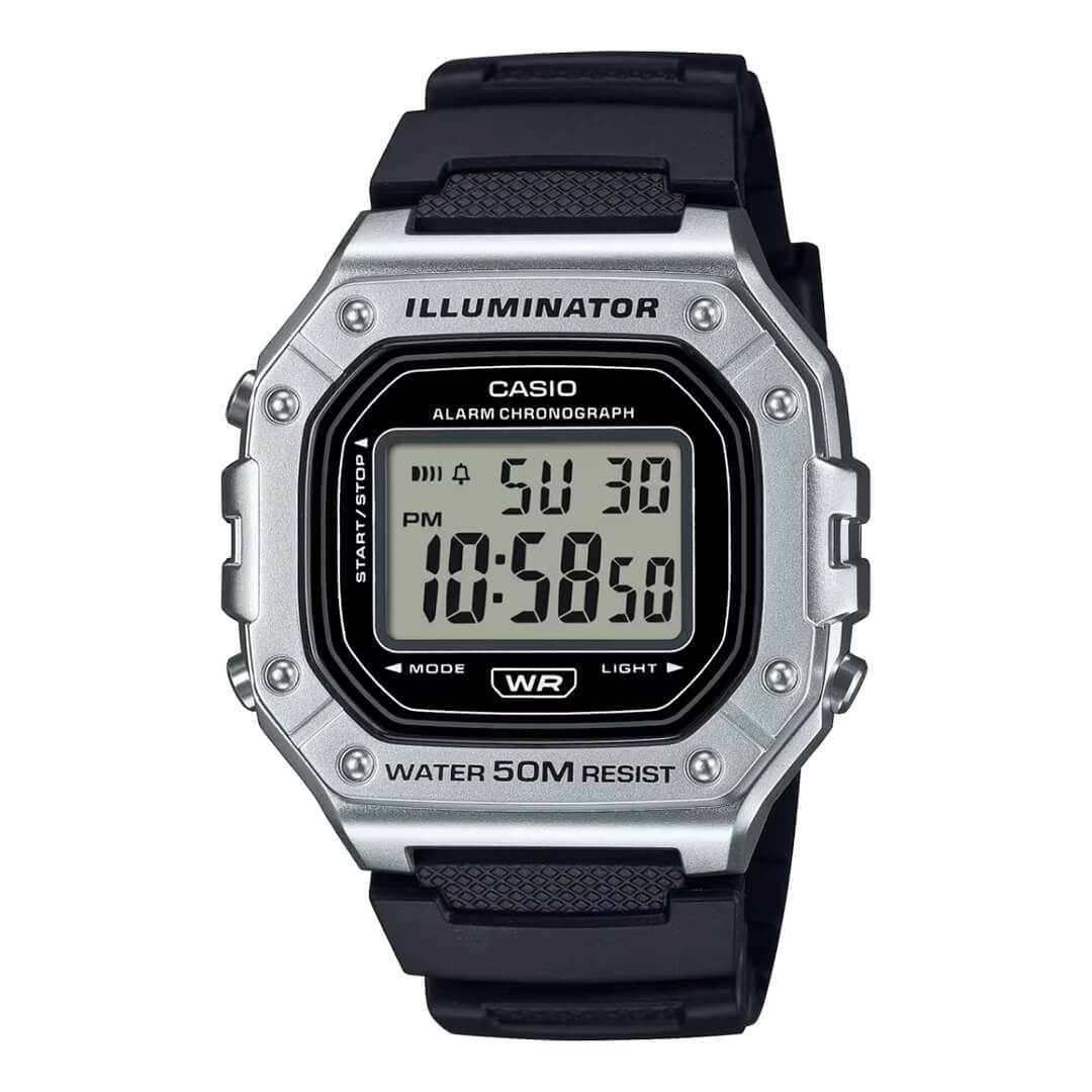 RELOJ CASIO W-218HM-7A HOMBRE RESINA NEGRO - 1
