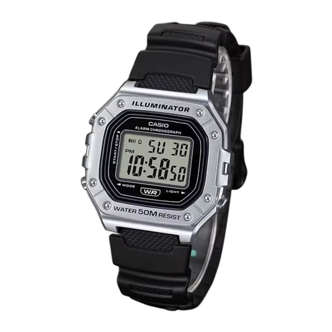 RELOJ CASIO W-218HM-7A HOMBRE RESINA NEGRO - 2