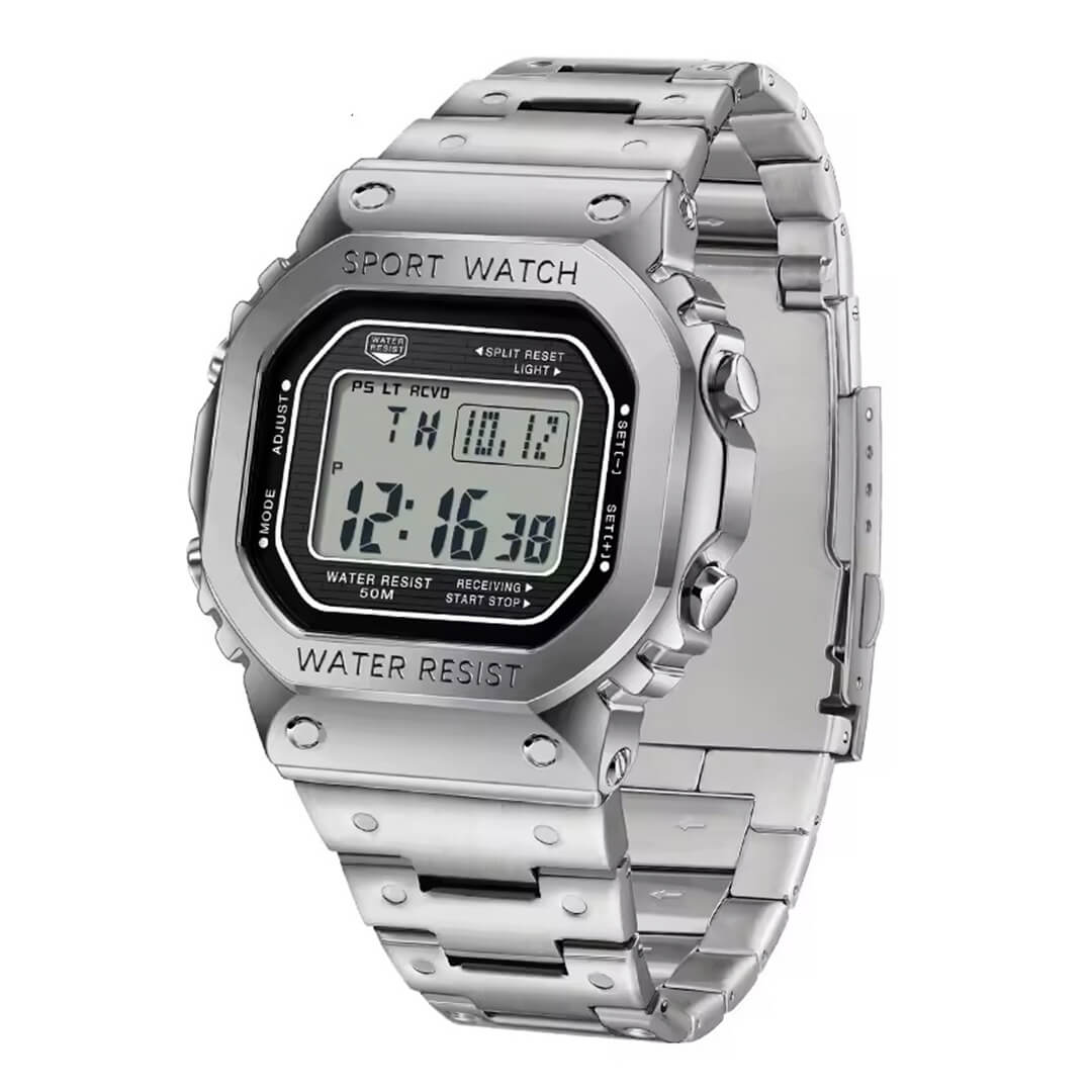 RELOJ SANDA SAN-26 HOMBRE ACERO PLATEADO - 1