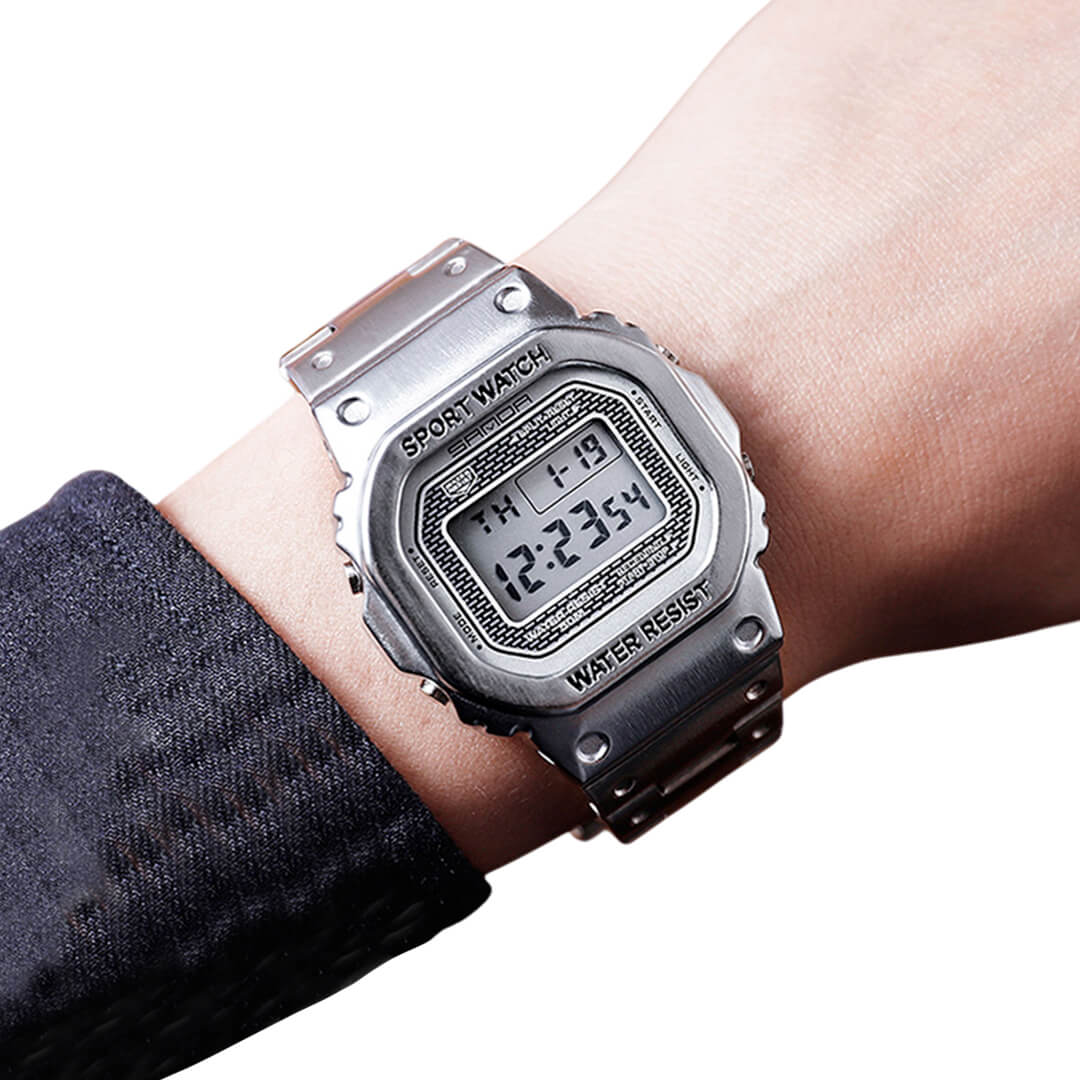 RELOJ SANDA SAN-26 HOMBRE ACERO PLATEADO - 4