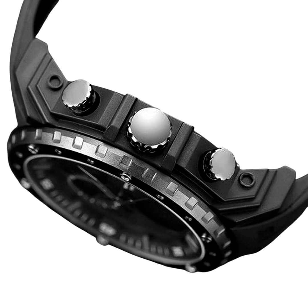 RELOJ SANDA SAN-5 HOMBRE DEPORTIVO NEGRO - 3