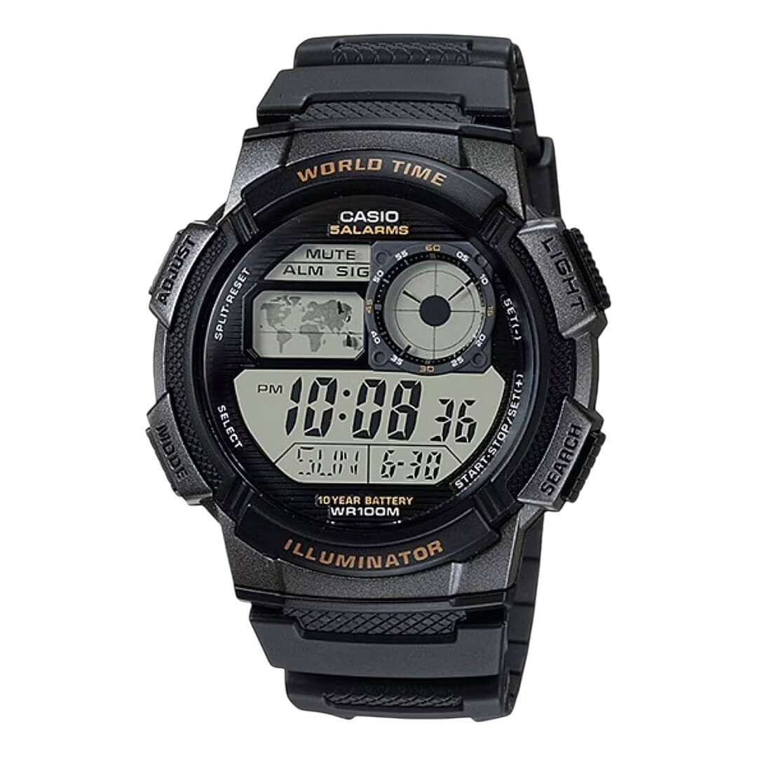 RELOJ CASIO AE-1000W-1A HOMBRE RESINA NEGRO - 1