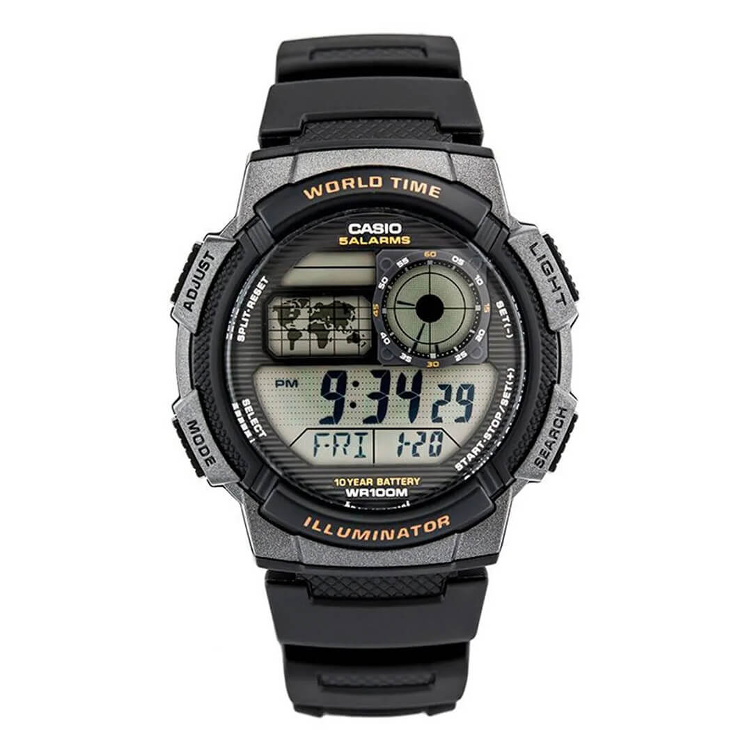 RELOJ CASIO AE-1000W-1A HOMBRE RESINA NEGRO - 2
