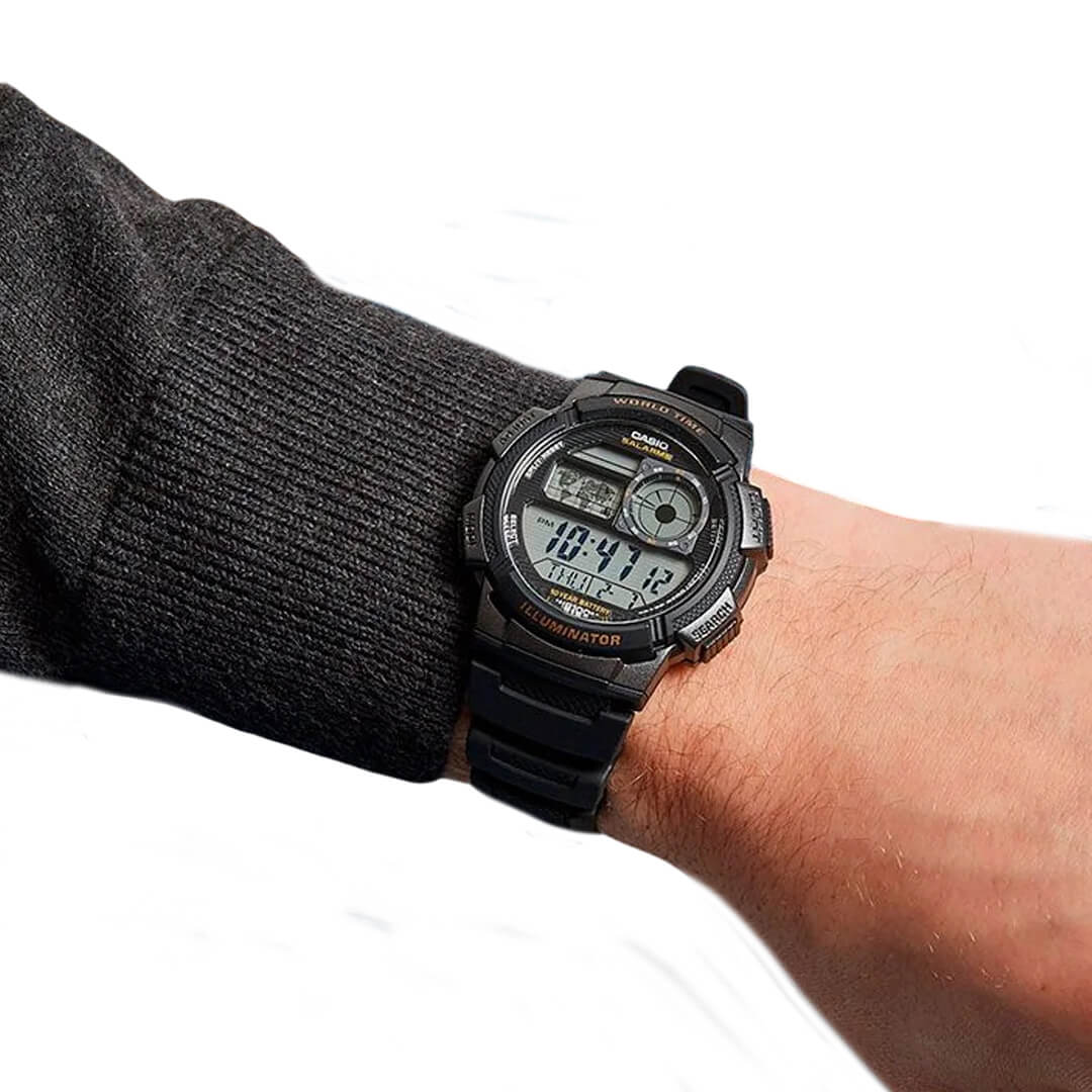 RELOJ CASIO AE-1000W-1A HOMBRE RESINA NEGRO - 4