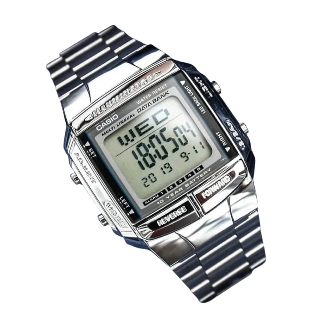 RELOJ CASIO DB-360-1A HOMBRE ACERO PLATEADO - 2