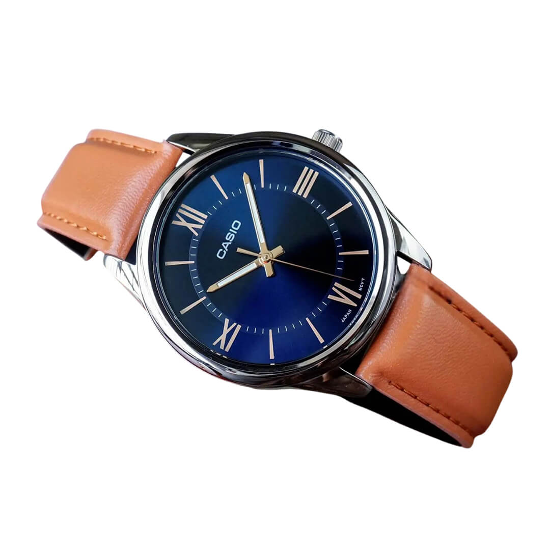 RELOJ CASIO MTP-V005L-2B5 HOMBRE CUERO MARRÓN - 2