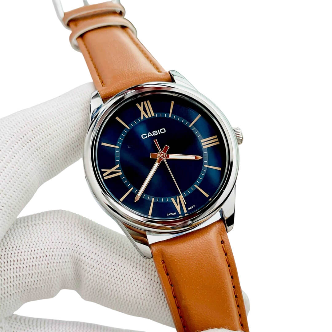 RELOJ CASIO MTP-V005L-2B5 HOMBRE CUERO MARRÓN - 4