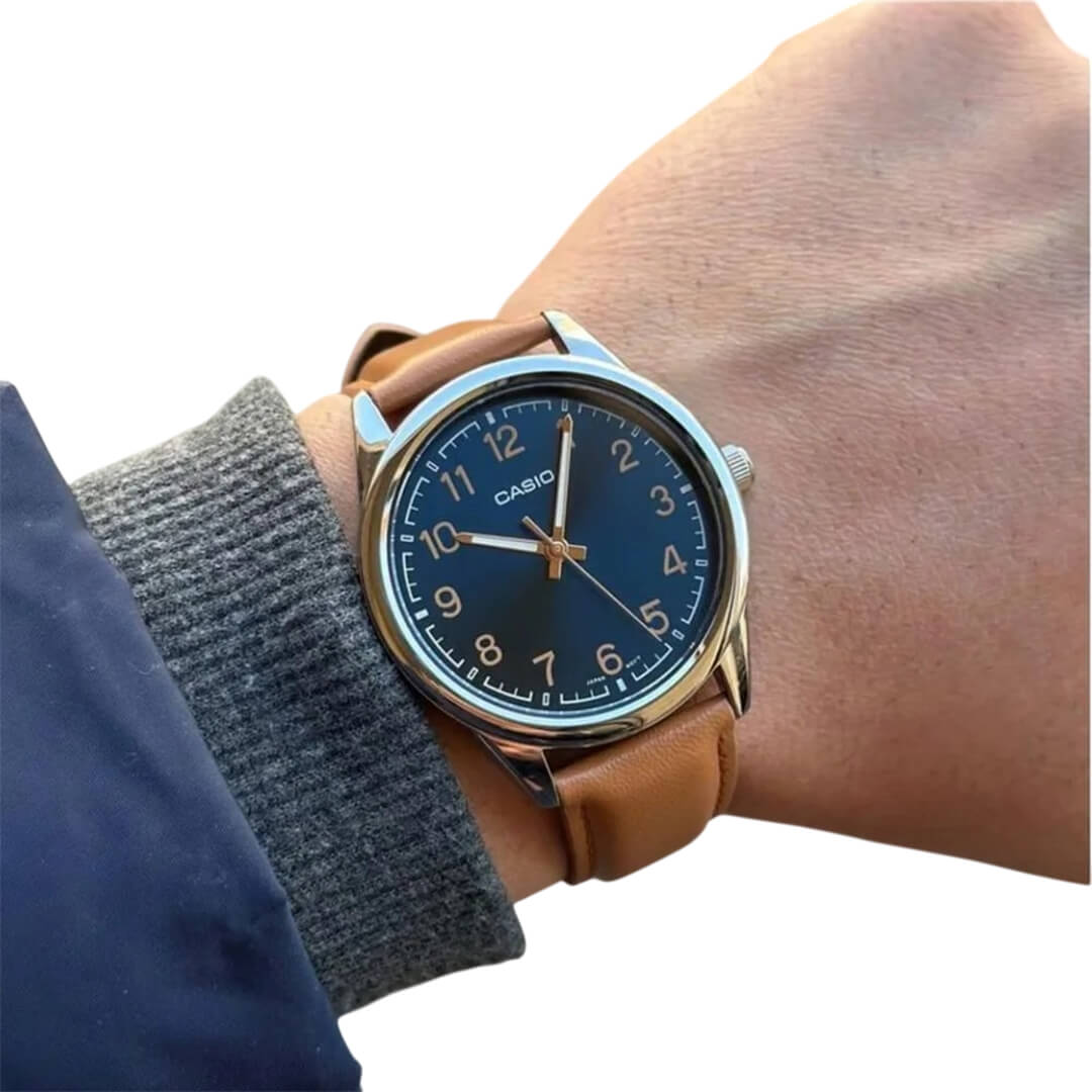 RELOJ CASIO MTP-V005L-2B4 HOMBRE CUERO MARRÓN - 3