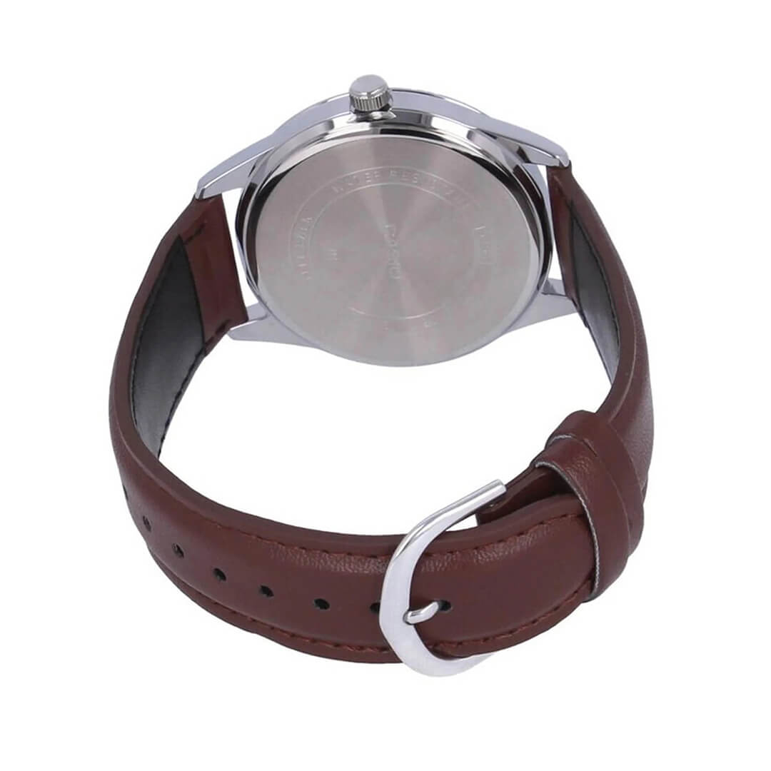 RELOJ CASIO MTP-V005L-7B4 CUERO MARRÓN - 4