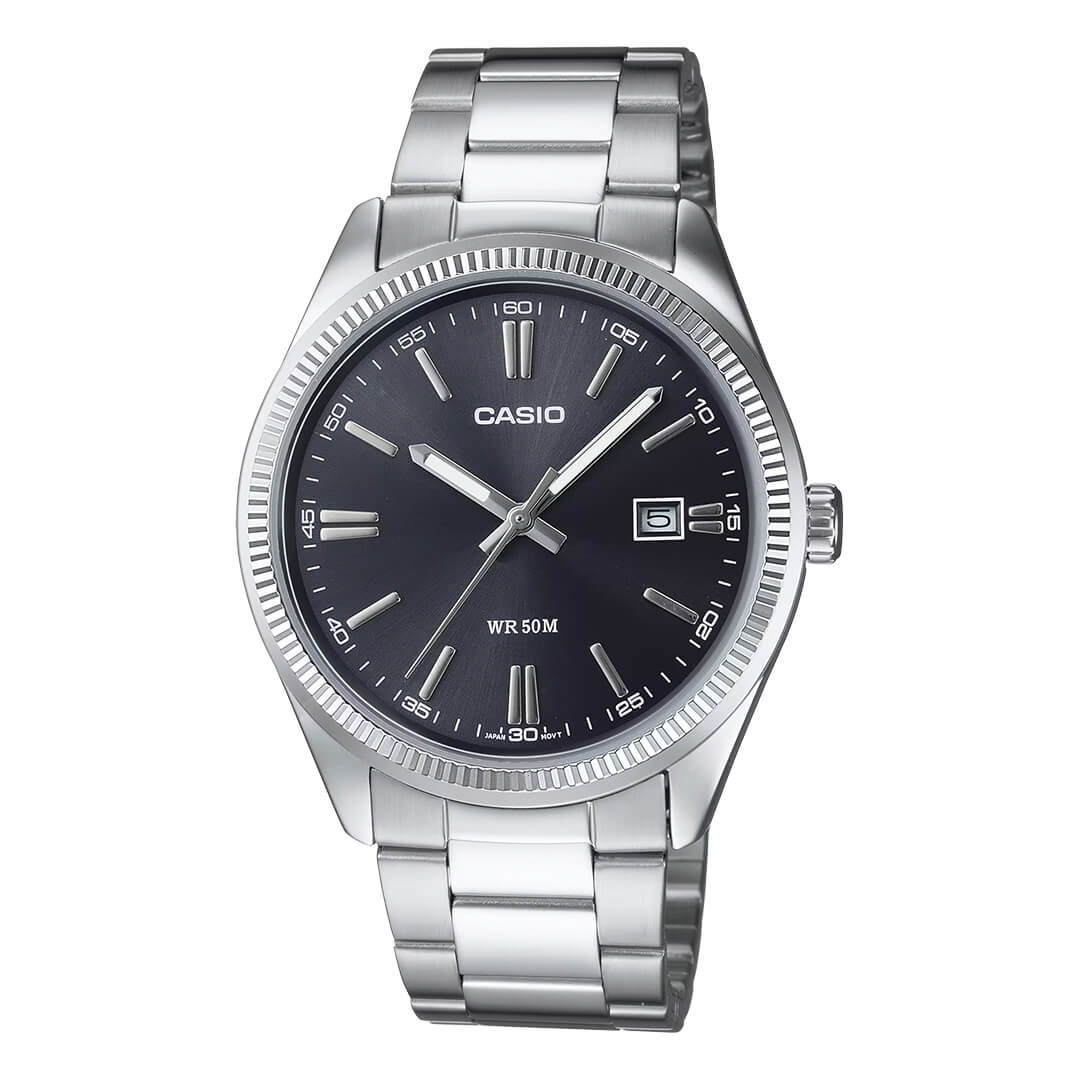 RELOJ CASIO MTP-1302D-1A1 HOMBRE ACERO PLATEADO - 1