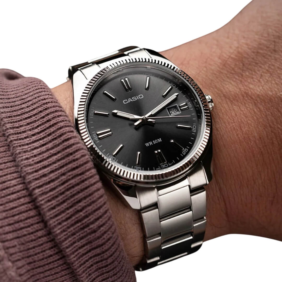 RELOJ CASIO MTP-1302D-1A1 HOMBRE ACERO PLATEADO - 3