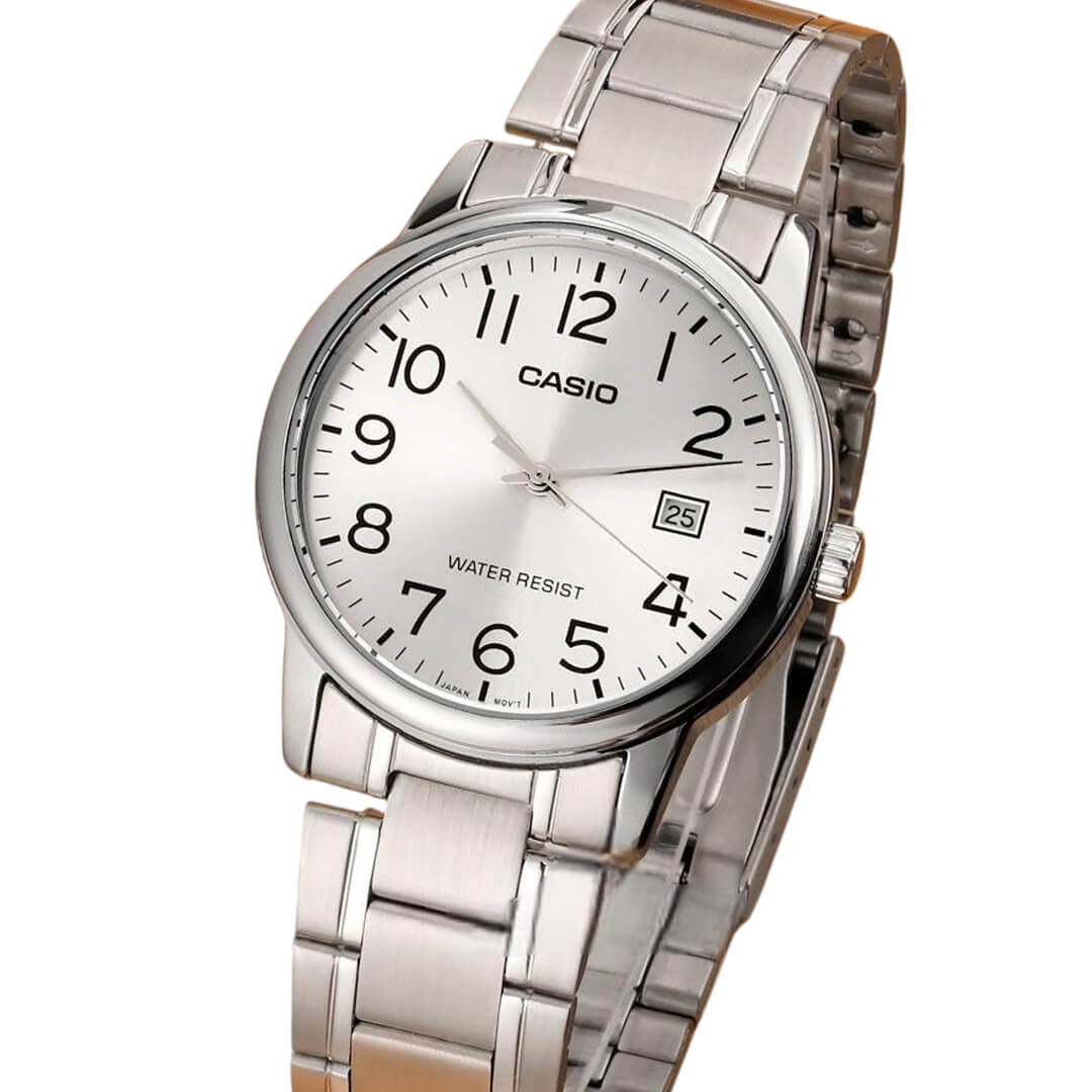 RELOJ CASIO MTP-V002D-7BU HOMBRE ACERO PLATEADO - 2