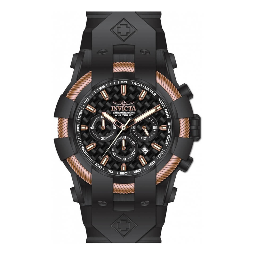 RELOJ INVICTA BOLT 23867 HOMBRE SILICONA NEGRO - 2
