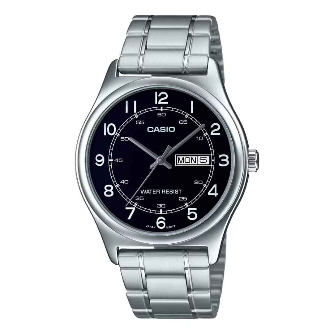RELOJ CASIO MTP-V006D-1B2 HOMBRE ACERO PLATEADO - 1