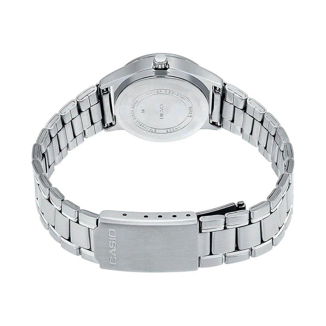 RELOJ CASIO MTP-V006D-1B2 HOMBRE ACERO PLATEADO - 4
