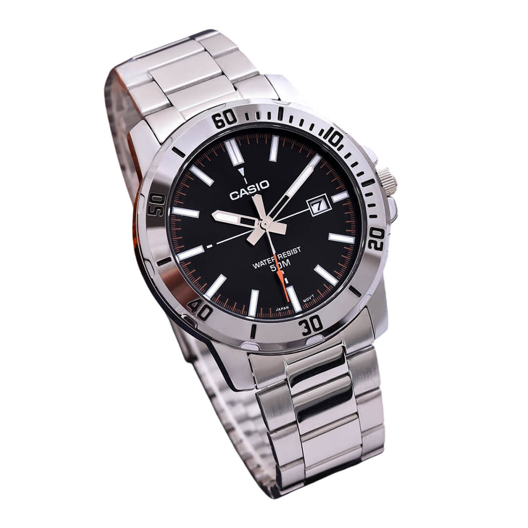 RELOJ CASIO MTP-VD01D-1E2V HOMBRE ACERO PLATEADO - 2