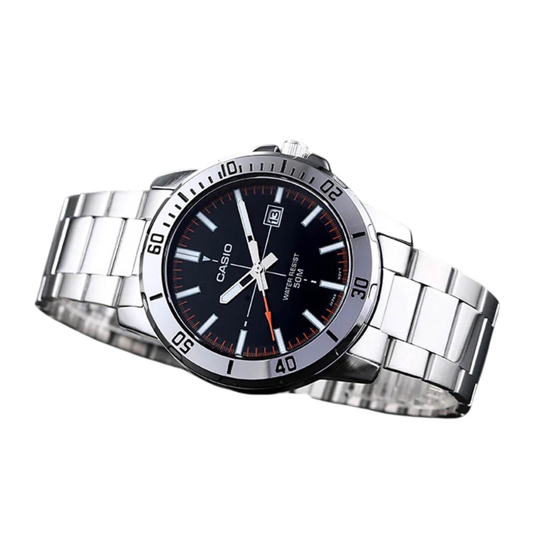 RELOJ CASIO MTP-VD01D-1E2V HOMBRE ACERO PLATEADO - 3
