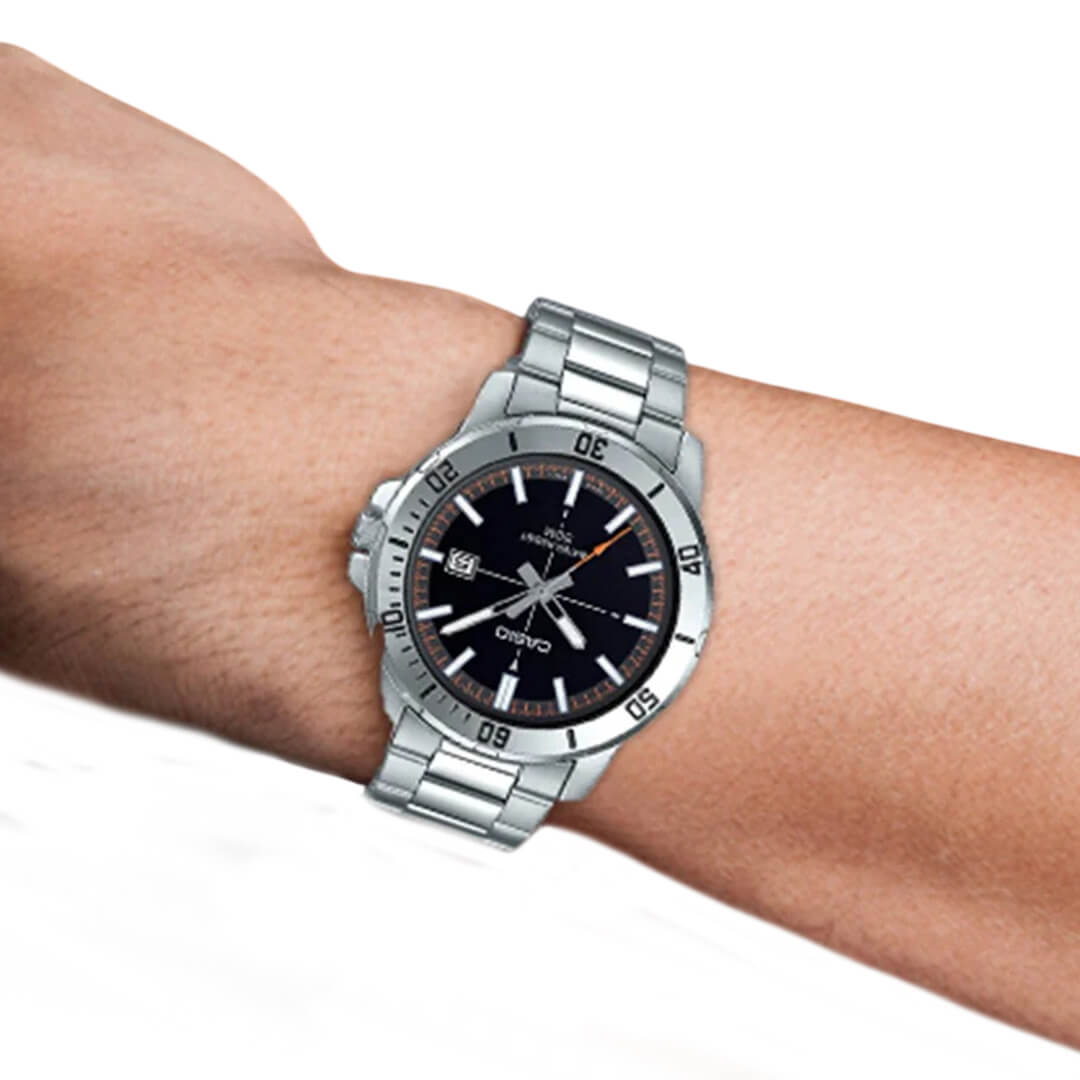 RELOJ CASIO MTP-VD01D-1E2V HOMBRE ACERO PLATEADO - 4