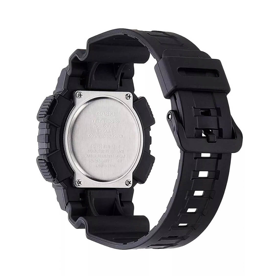 RELOJ CASIO AEQ-110W-1BV HOMBRE RESINA NEGRO - 5