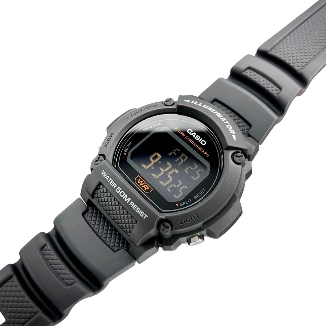 RELOJ CASIO W-219H-8B HOMBRE RESINA GRIS - 3