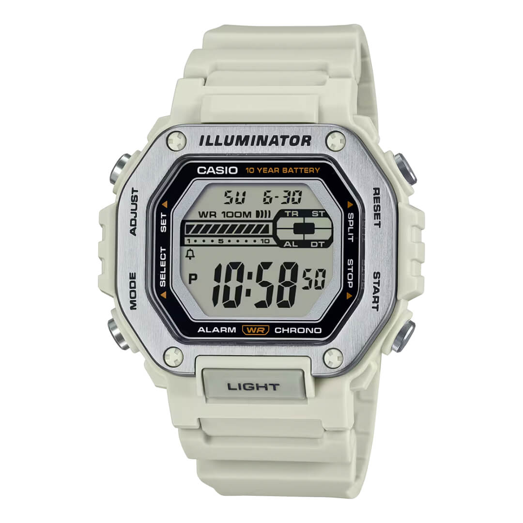 RELOJ CASIO MWD-110H-8A HOMBRE RESINA BLANCO - 1