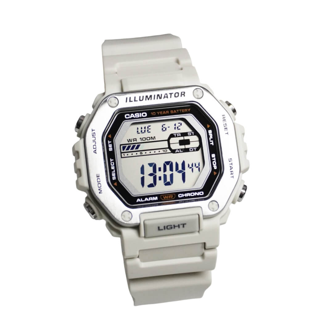 RELOJ CASIO MWD-110H-8A HOMBRE RESINA BLANCO - 3