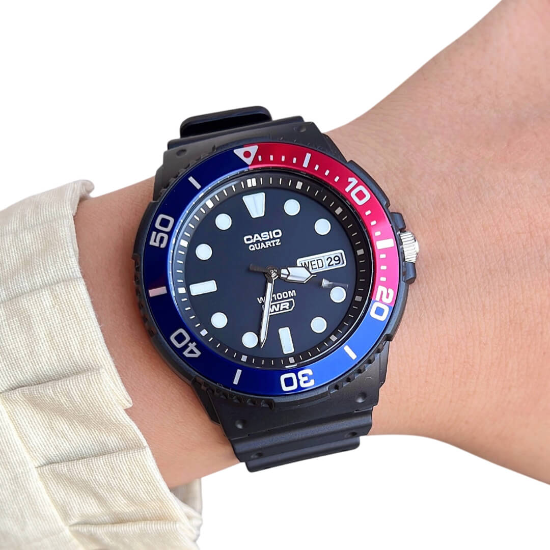 RELOJ CASIO MRW-230H-1E2 HOMBRE RESINA AZÚL - 3