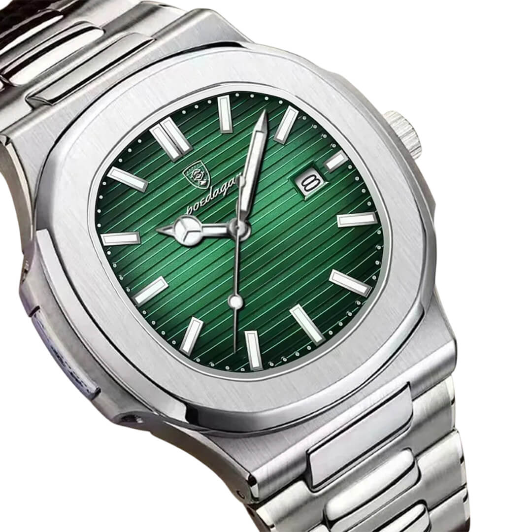 RELOJ POEDAGAR POE-10 HOMBRE ACERO PLATEADO - 2