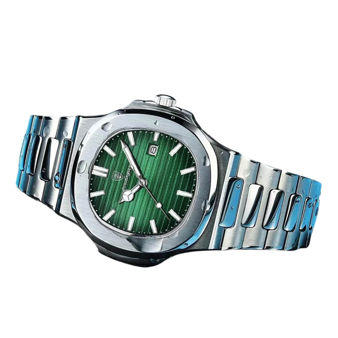 RELOJ POEDAGAR POE-10 HOMBRE ACERO PLATEADO - 3