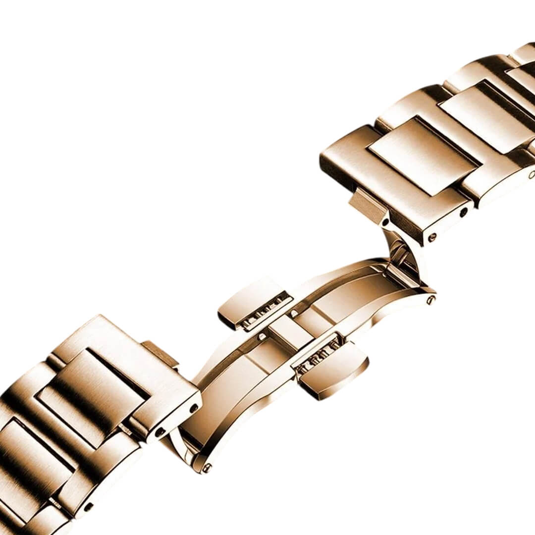 RELOJ HOMBRE POEDAGAR ACERO ORO ROSA POE-16 - 4