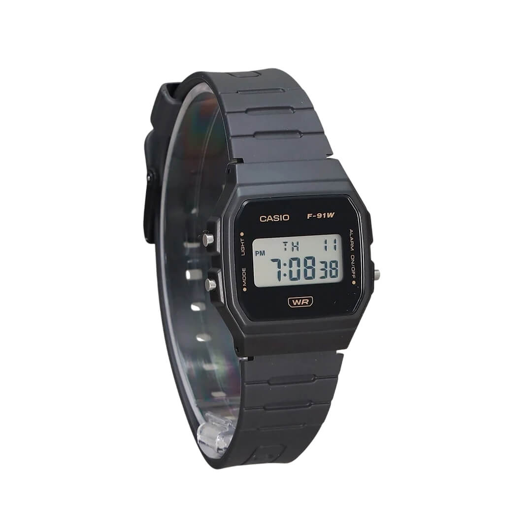 RELOJ CASIO F-91WB-8A HOMBRE RESINA NEGRO - 2
