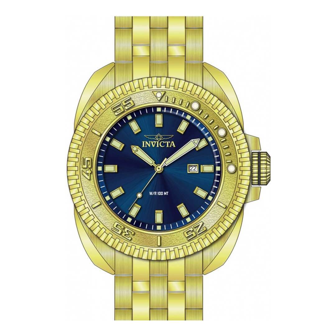 RELOJ INVICTA COALITION FORCES 49781 HOMBRE ACERO DORADO - 2