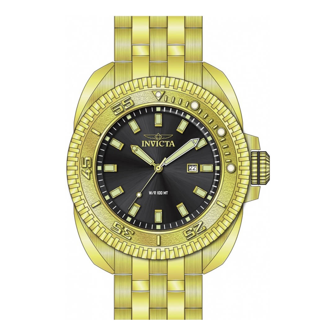 RELOJ INVICTA COALITION FORCES 49782 HOMBRE ACERO DORADO - 2