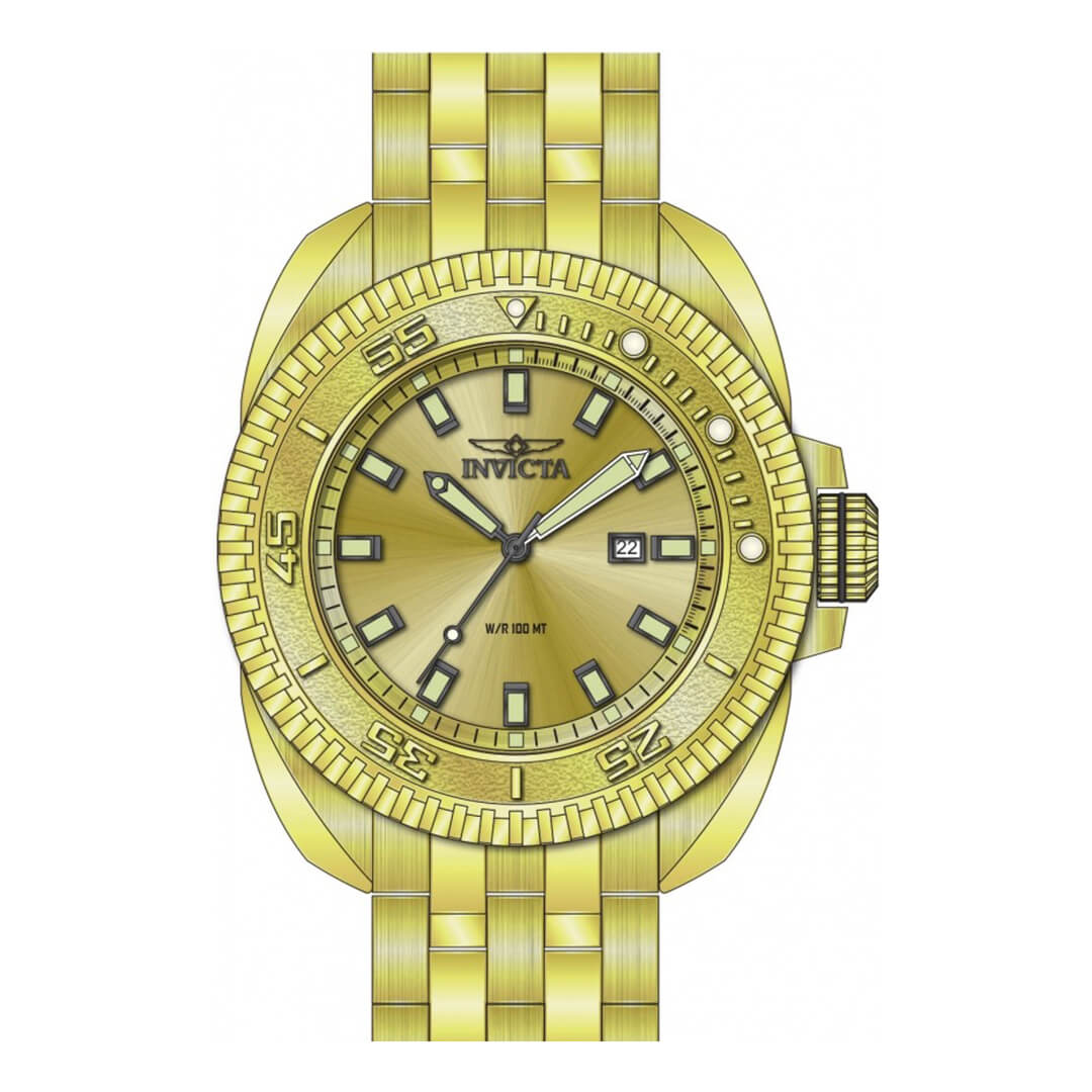 RELOJ INVICTA COALITION FORCES 49783 HOMBRE ACERO DORADO - 2